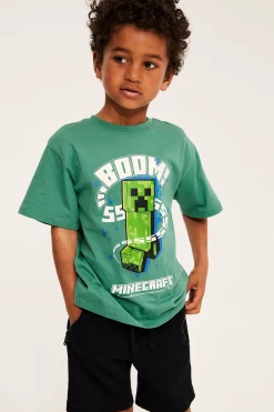 Oversize t-shirt med Minecraft print