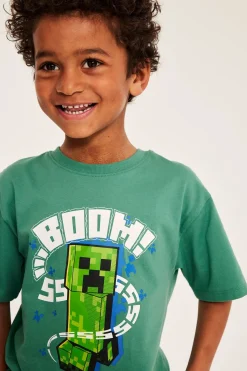 Oversize t-shirt med Minecraft print