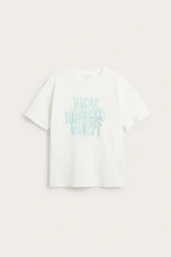 Oversize t-shirt med print