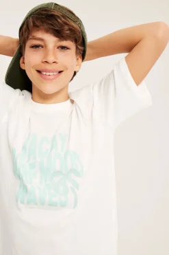 Oversize t-shirt med print