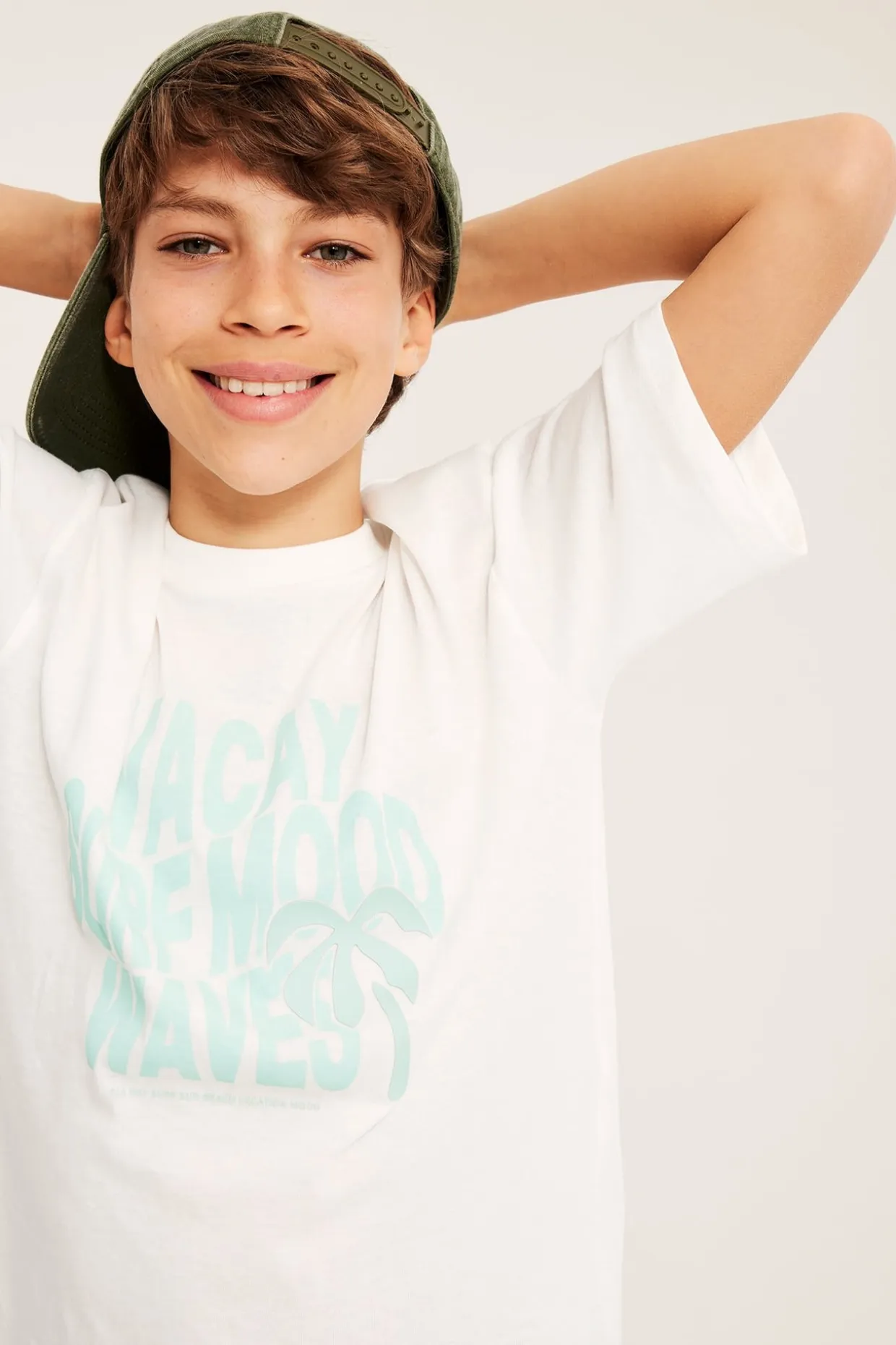 Oversize t-shirt med print
