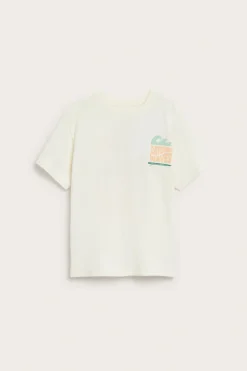 Oversize t-shirt med strandmotiv
