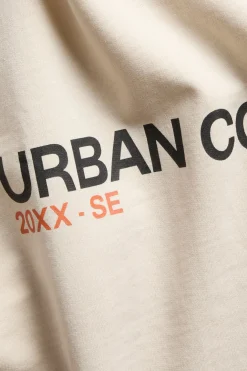 Oversize t-shirt med textprint