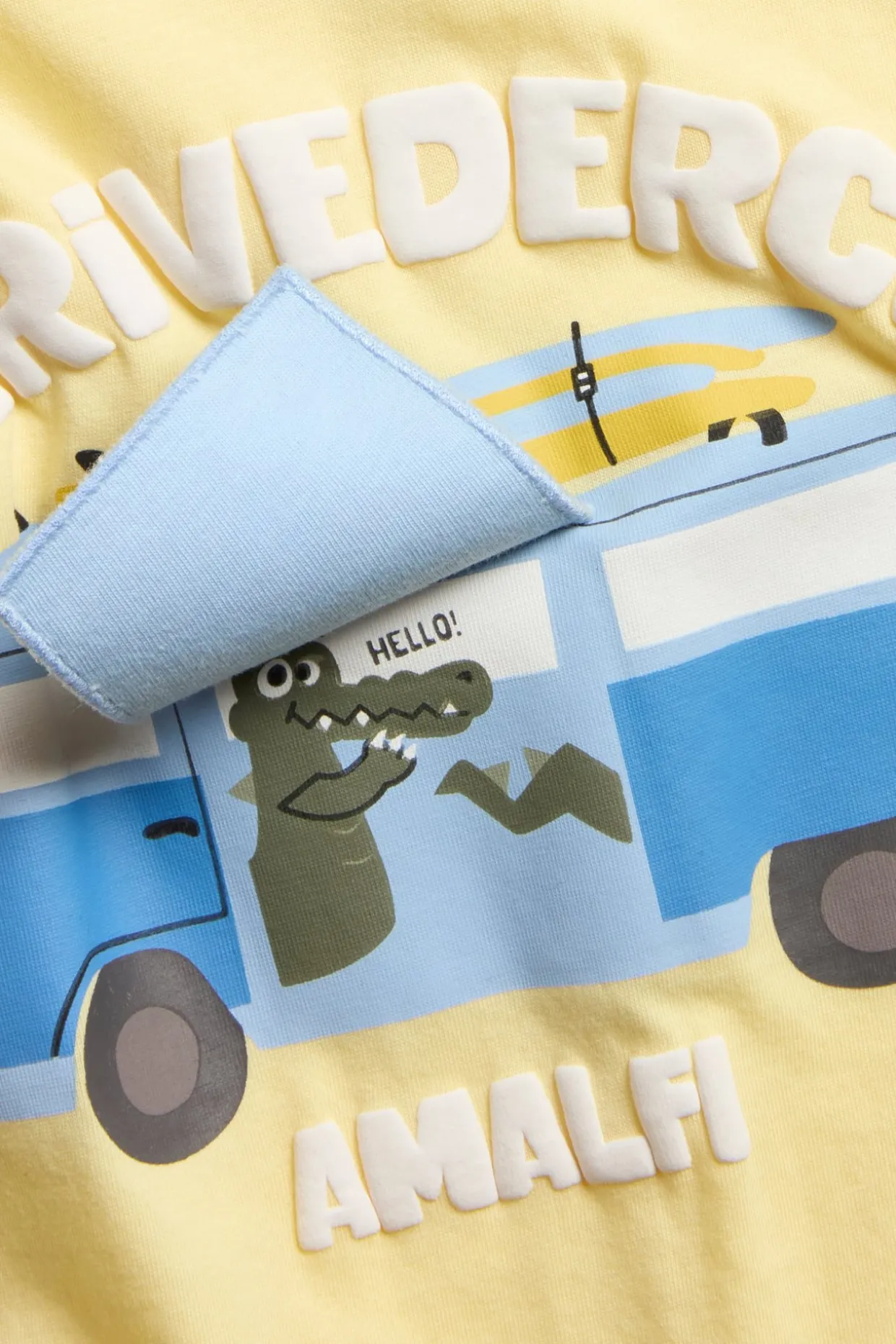 Oversize t-shirt med tryck