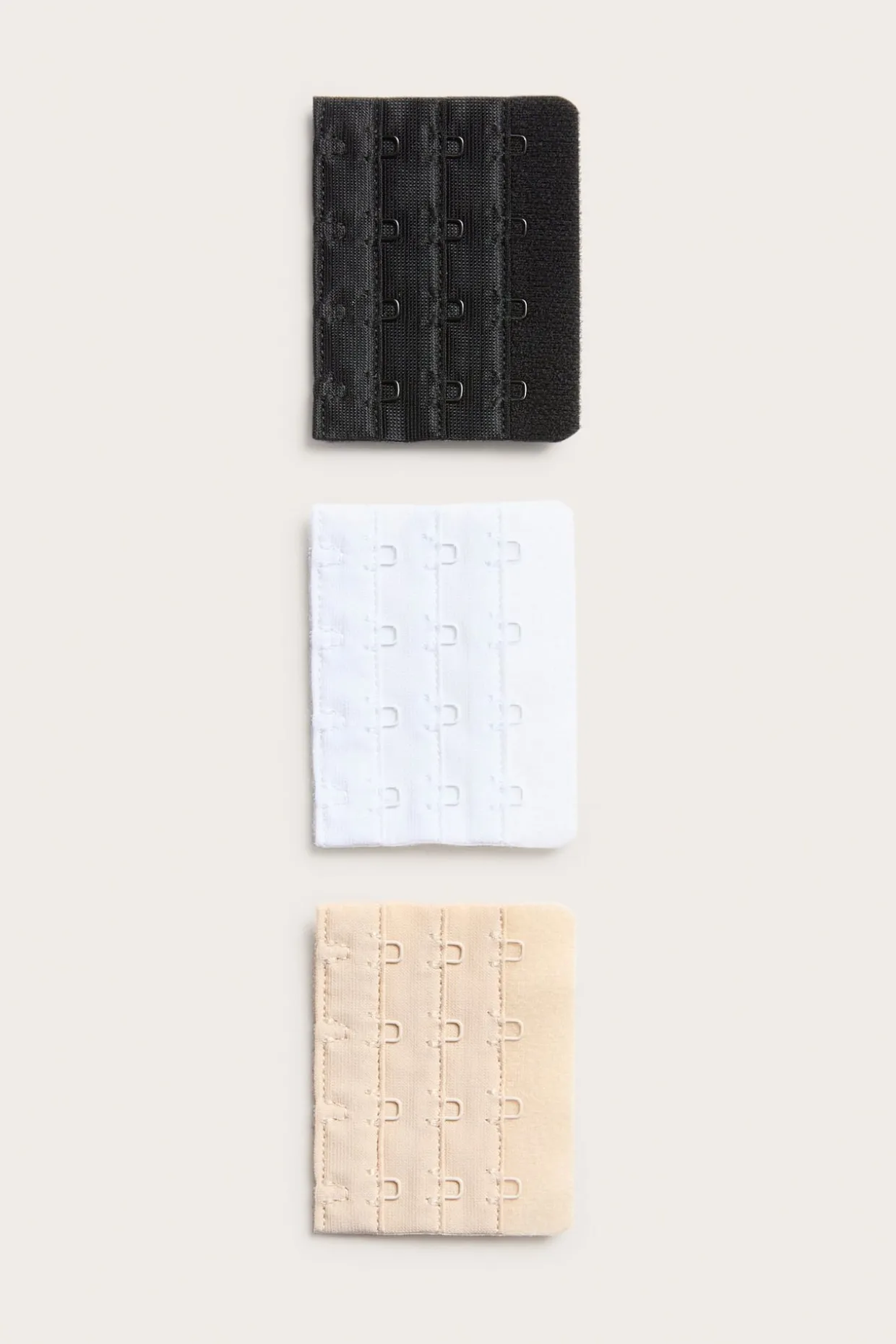 3-pack bh-förlängare med 4 hakar i 3 rader
