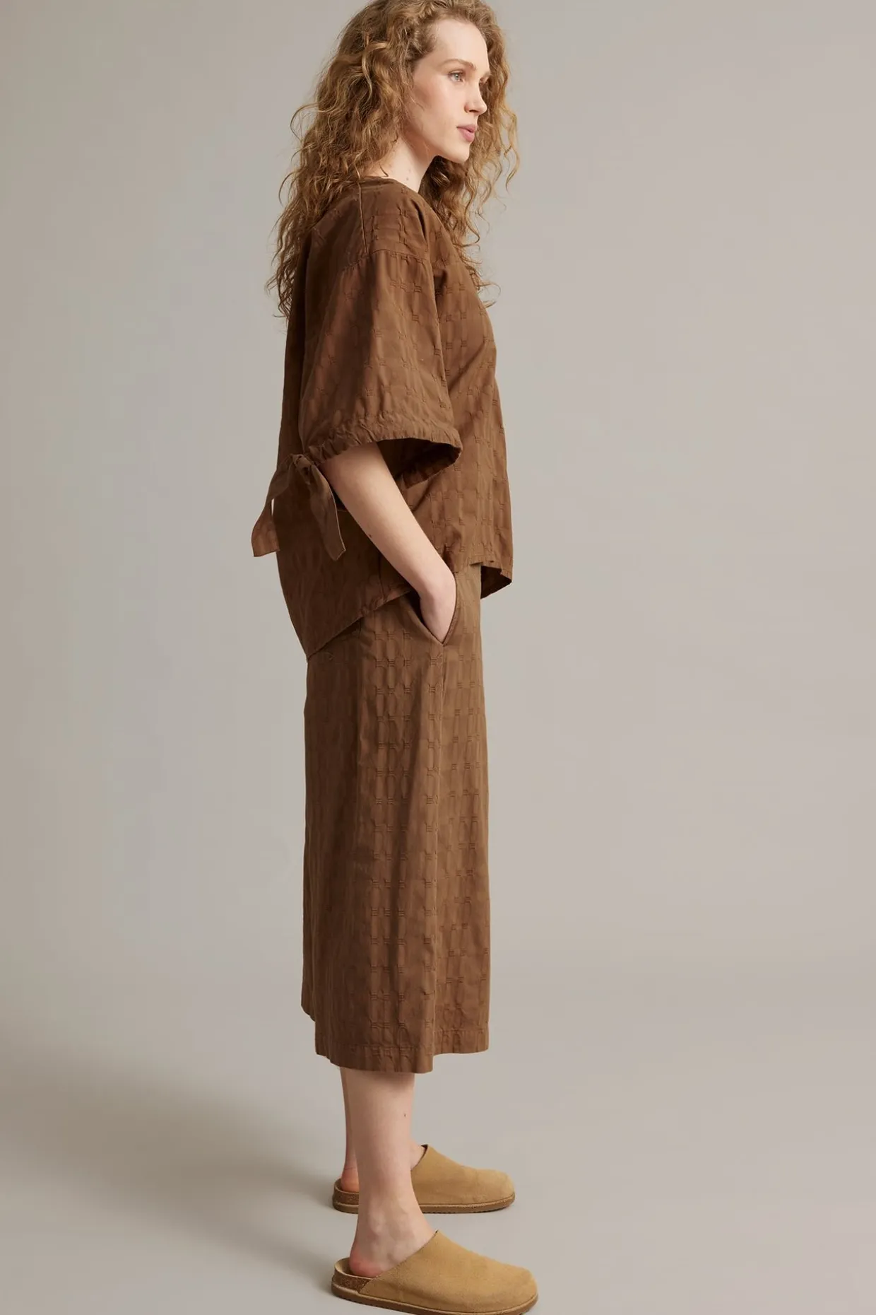 Pull-on byxor i culottemodell