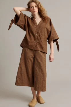 Pull-on byxor i culottemodell