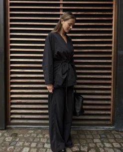 Pull-on byxor wide fit