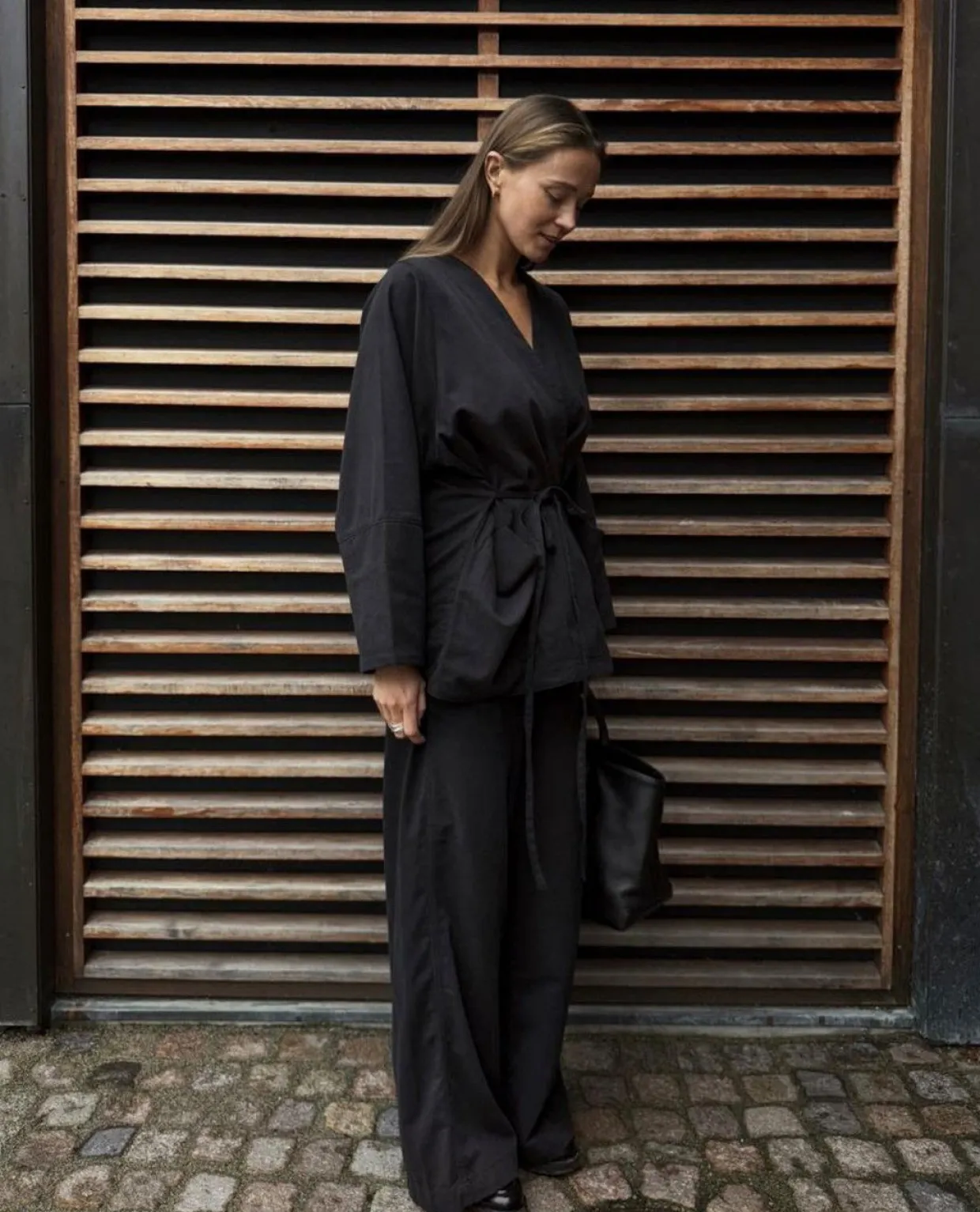 Pull-on byxor wide fit