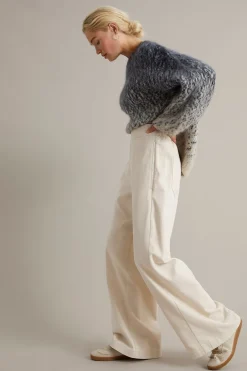 Pull-on byxor wide fit