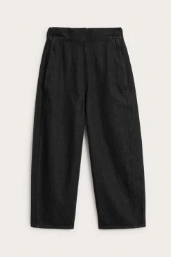 Pull-on jeans barrel fit