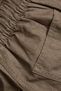 Pull-on jeans i culottemodell
