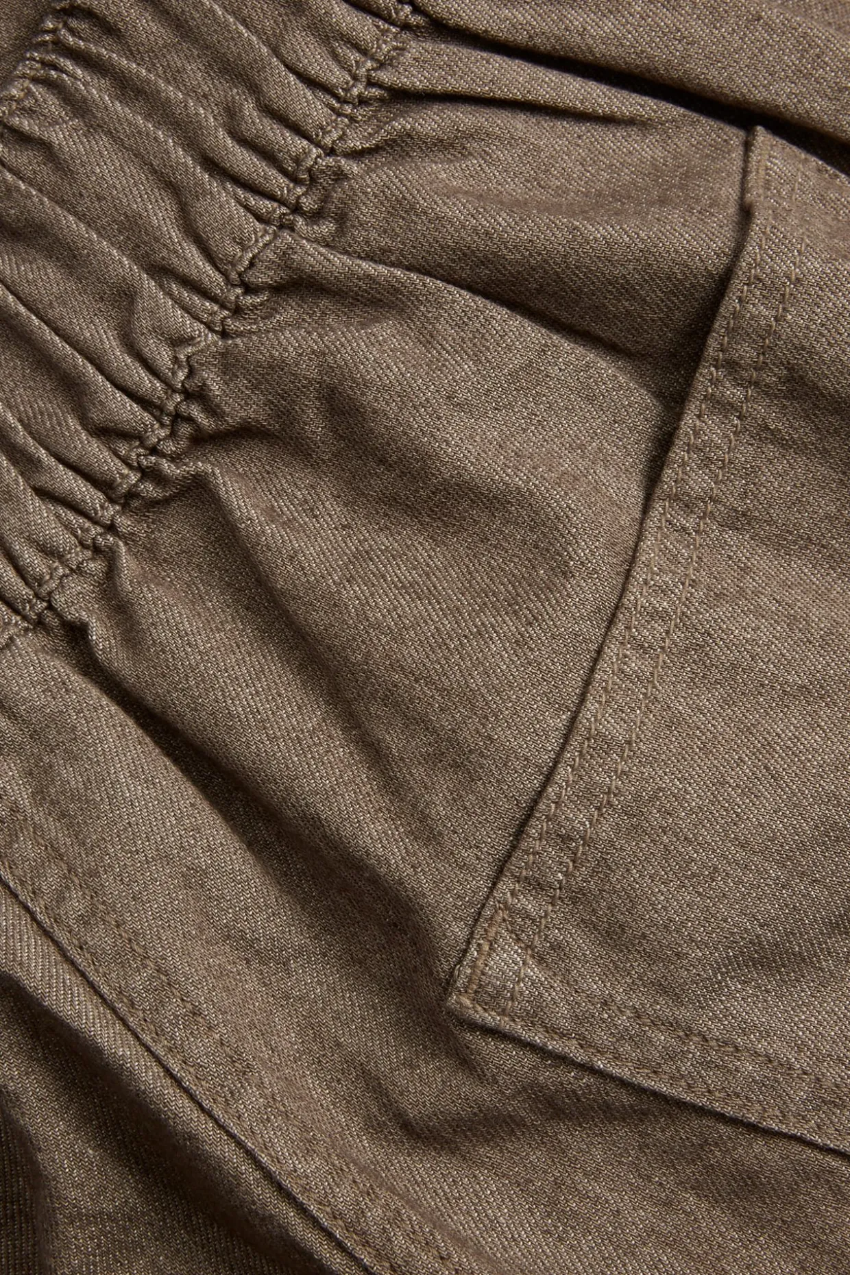 Pull-on jeans i culottemodell