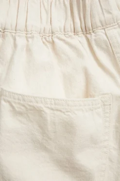Pull-on jeans i culottemodell