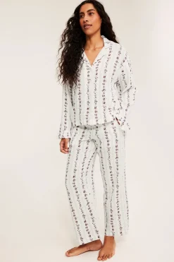 Pyjamasbyxor i muslin