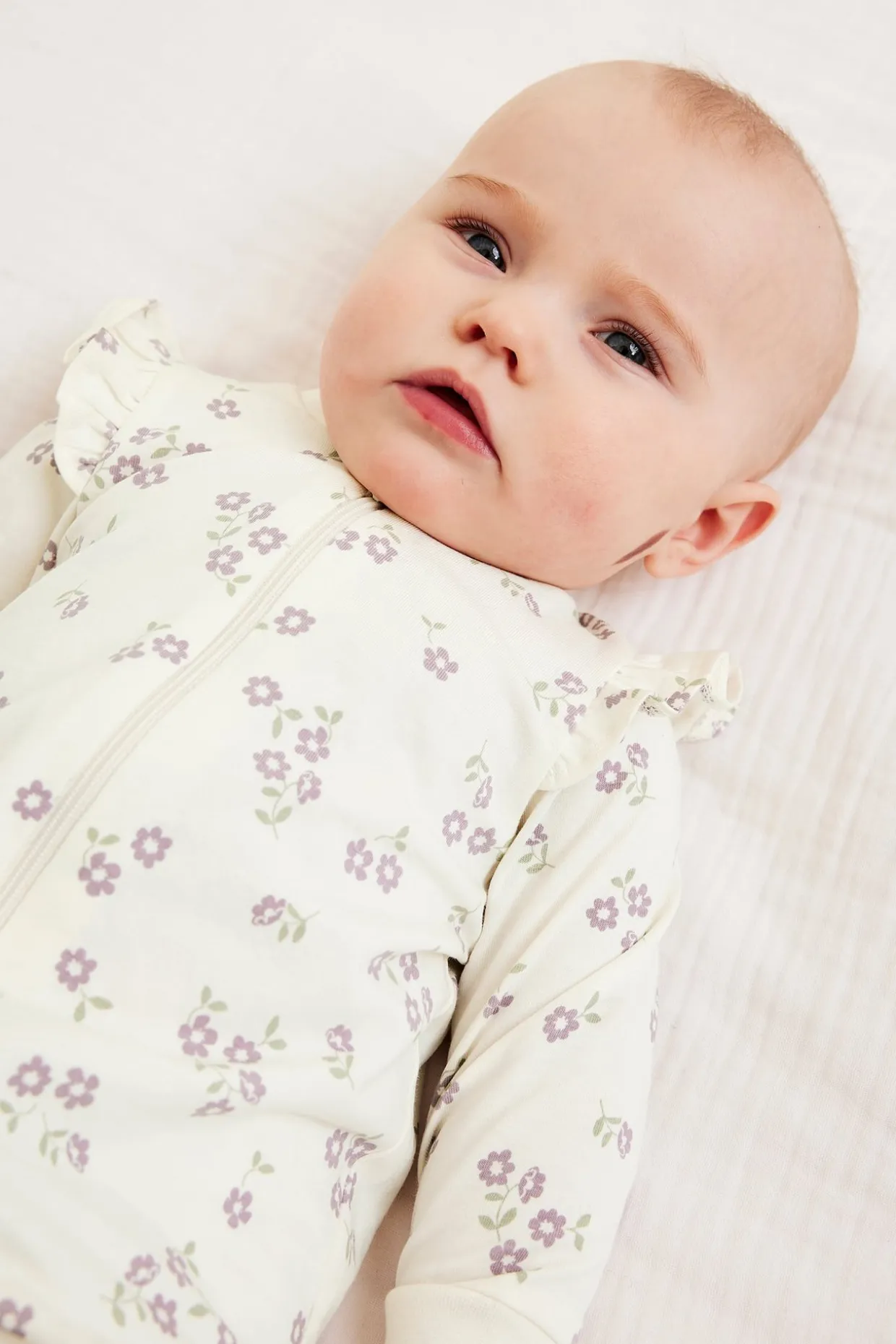 Pyjamas i 2-pack med volanger