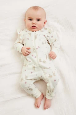 Pyjamas i 2-pack med volanger