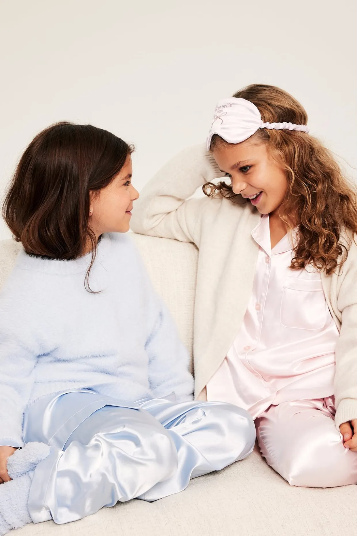 Pyjamas i satin