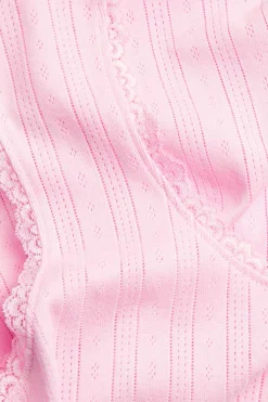 Pyjamaslinne i pointelle