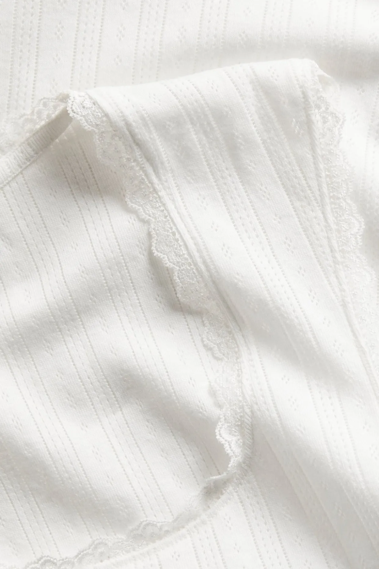 Pyjamaslinne i pointelle