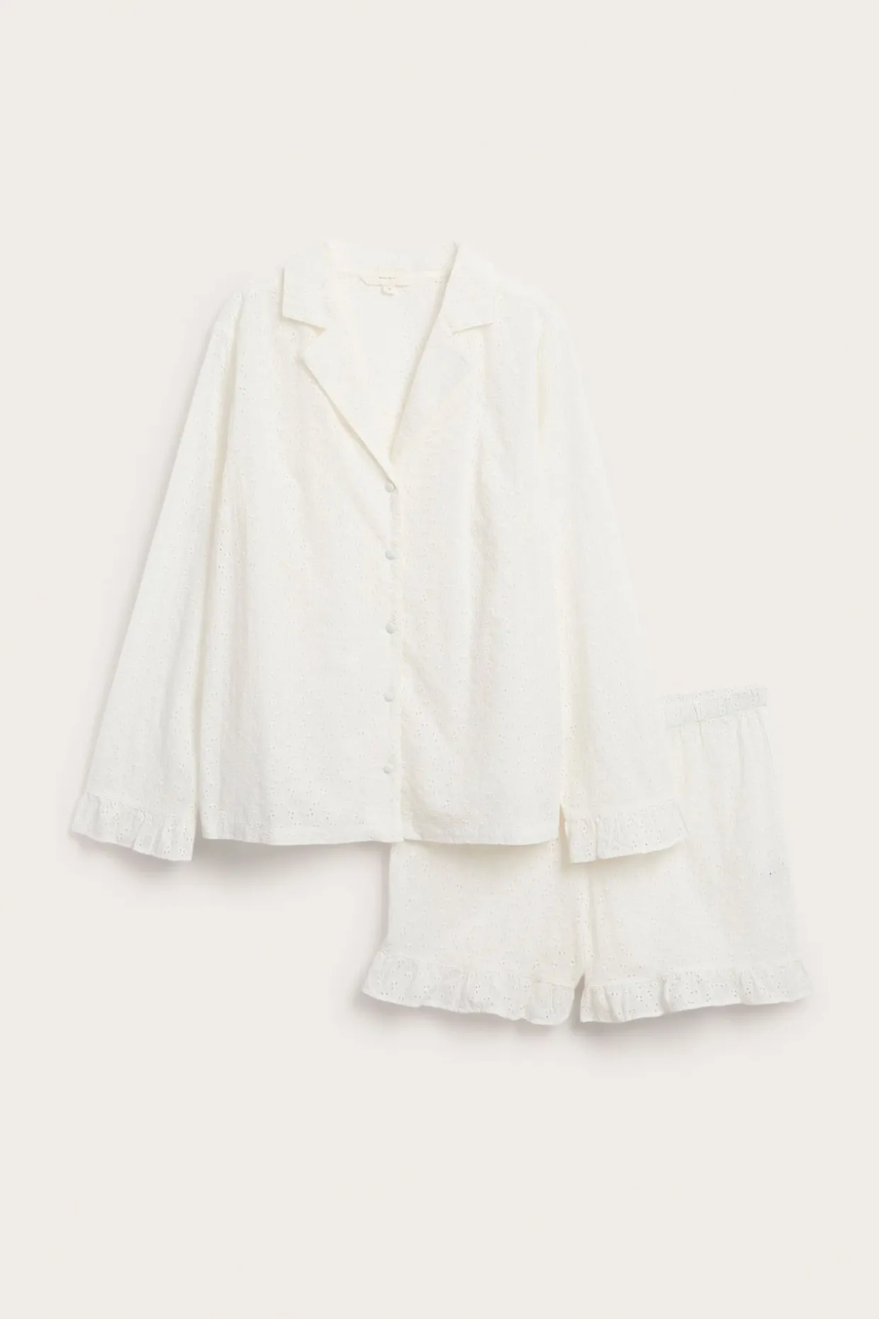 Pyjamas med broderi anglaise Newbie Woman