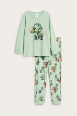 Pyjamas med dinosaurier