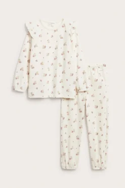 Pyjamas med nallar och rosor