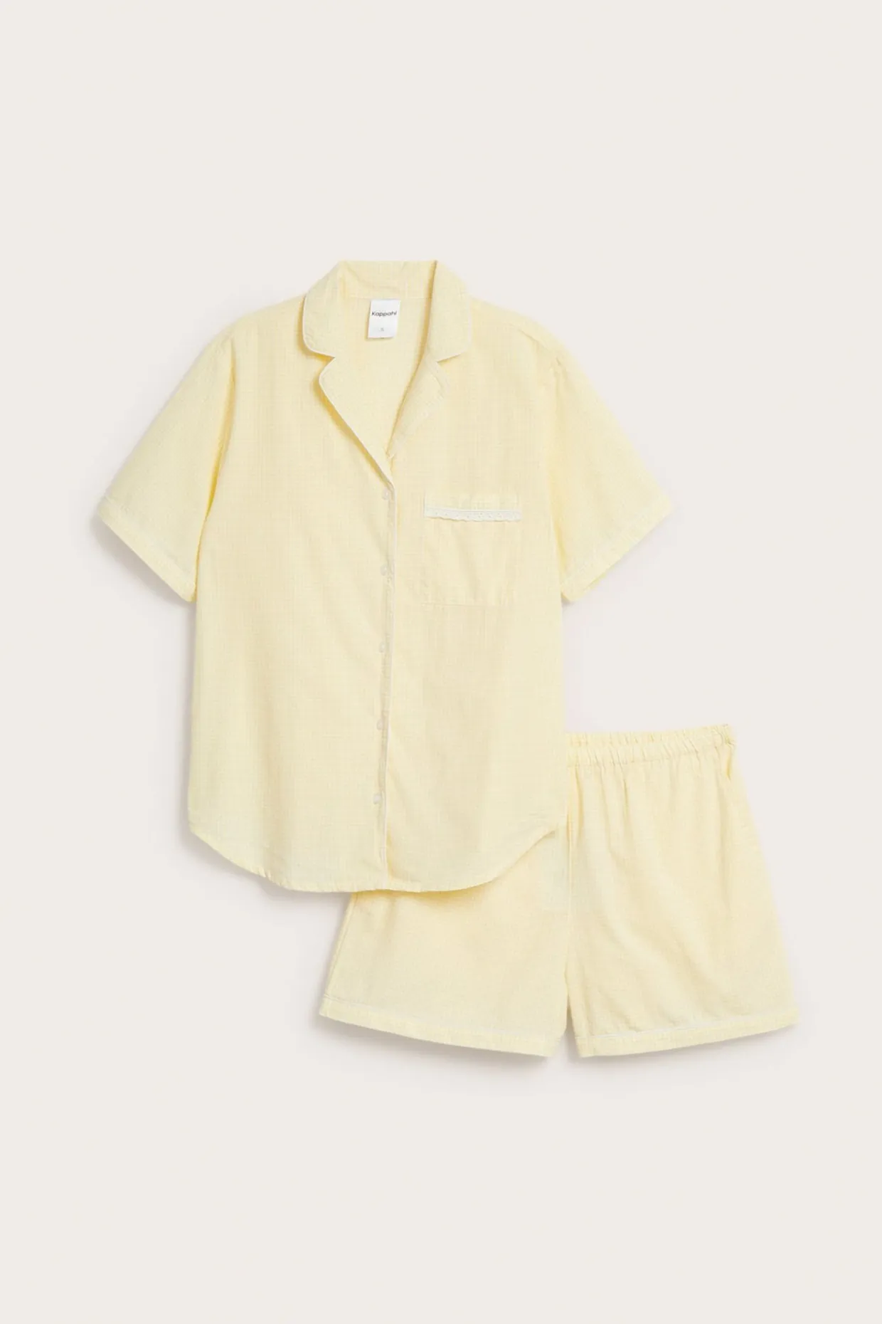 Pyjamasset i bomullspoplin