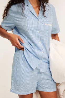 Pyjamasset i bomullspoplin