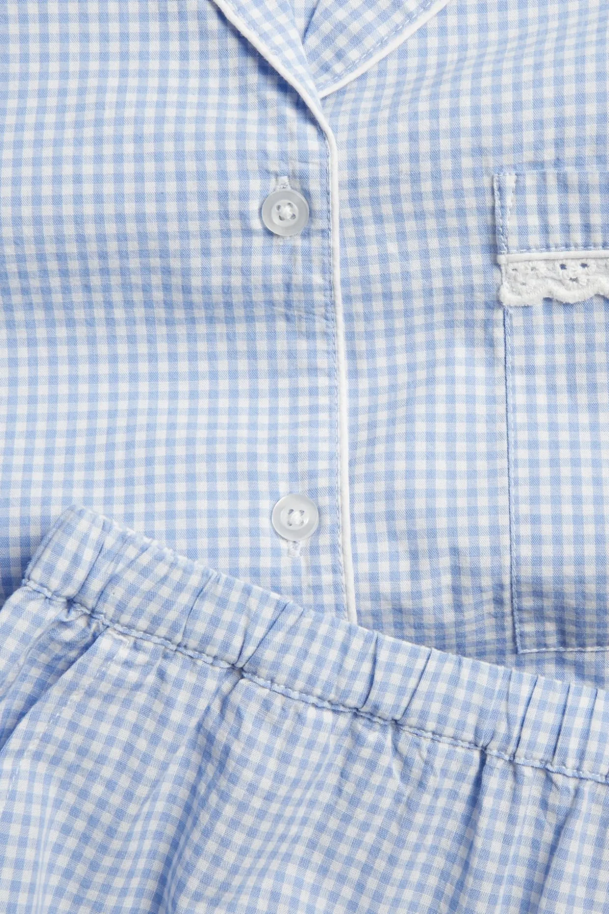 Pyjamasset i bomullspoplin