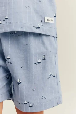 Pyjamasset med segelbåtar