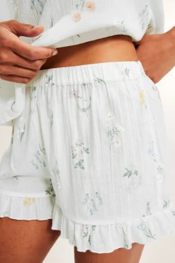 Pyjamasset med volangdetaljer