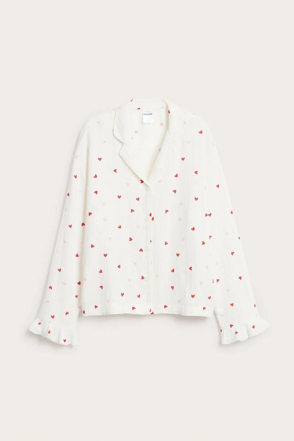 Pyjamasskjorta i muslin