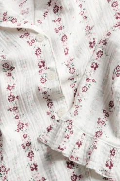 Pyjamasskjorta i muslin