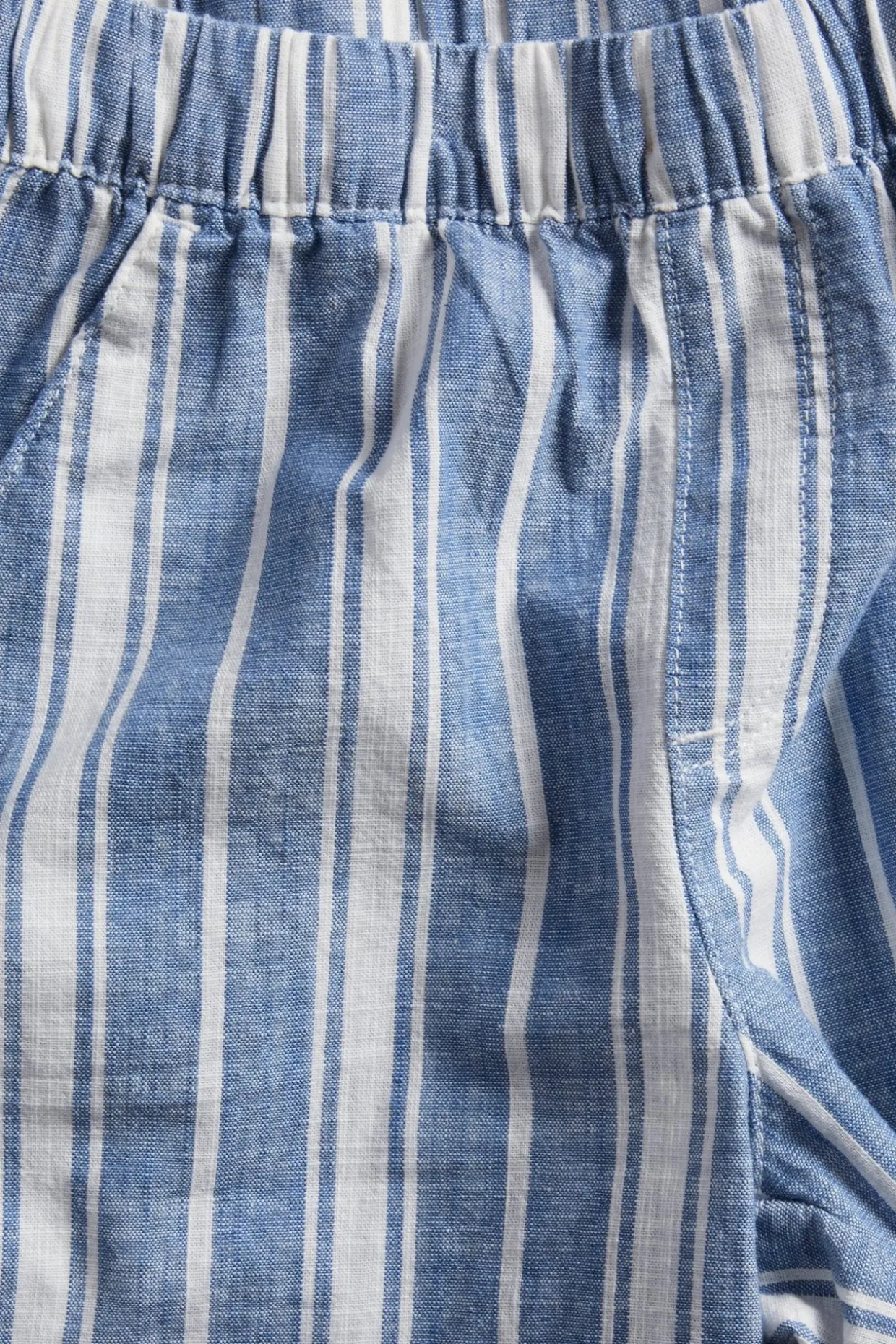 Randiga shorts i bomull