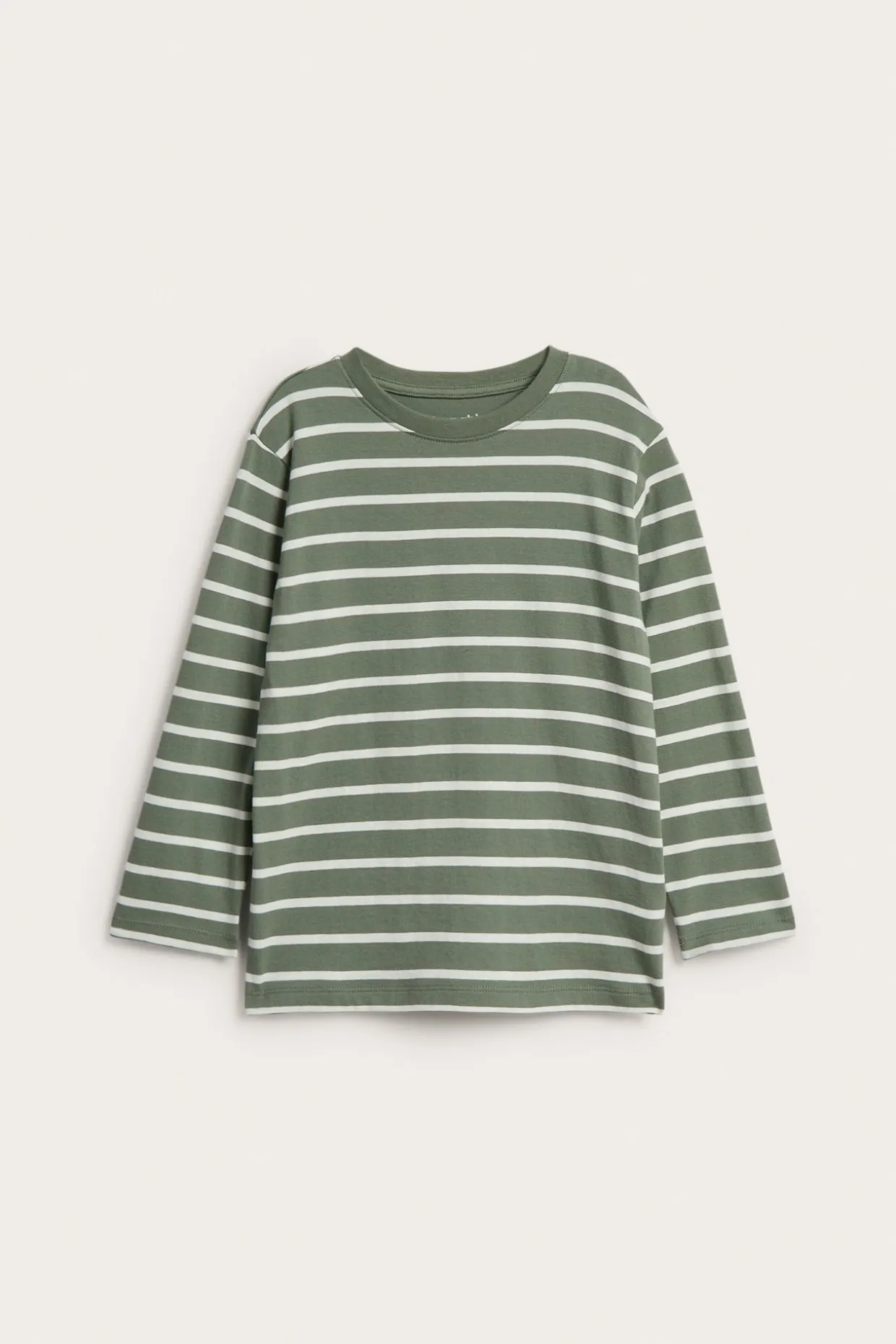 Randig långärmad t-shirt