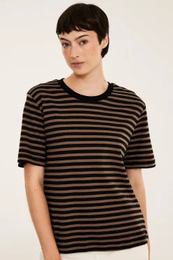 Randig oversized t-shirt