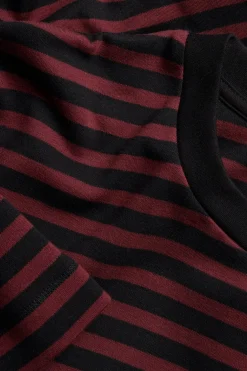 Randig oversized t-shirt