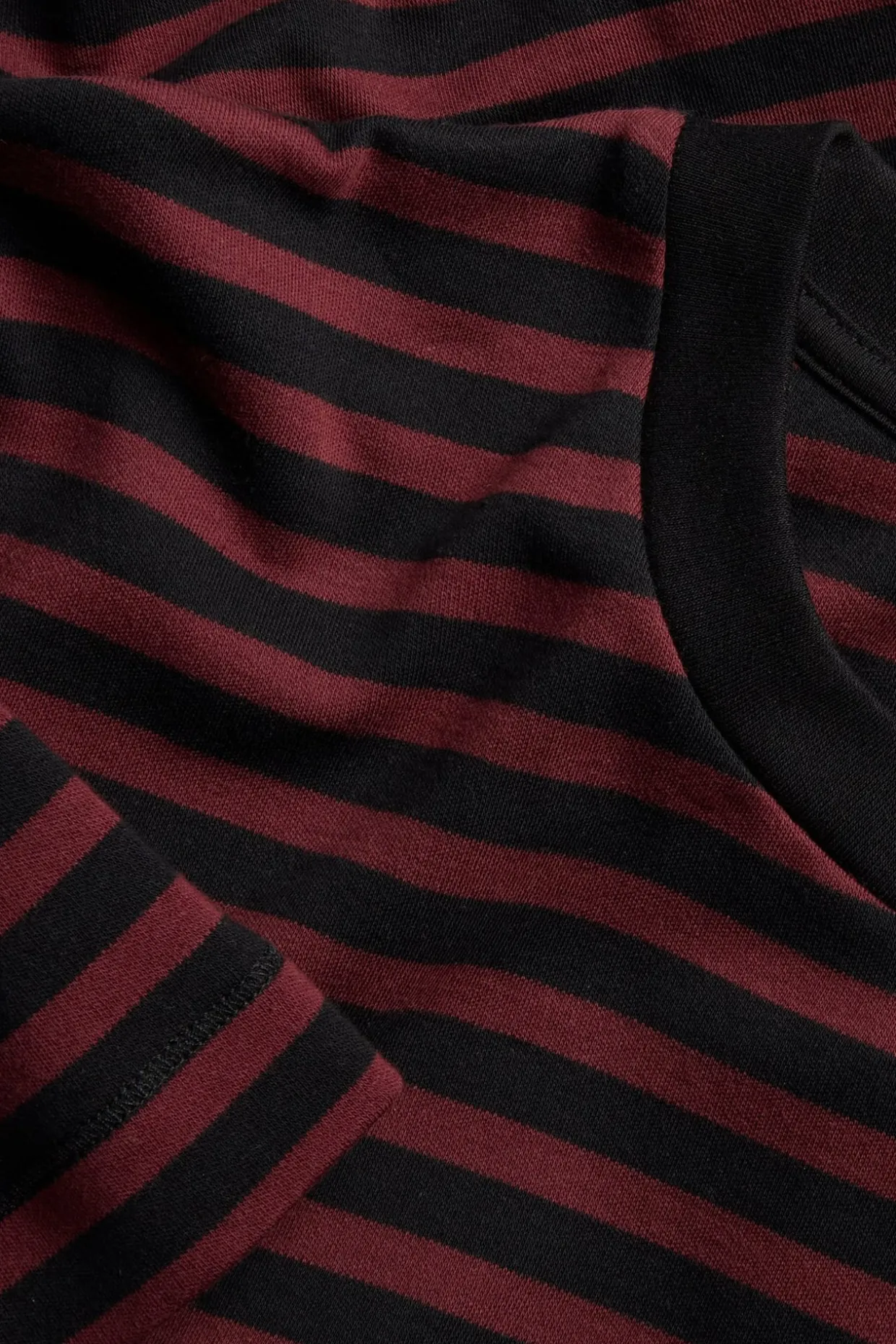 Randig oversized t-shirt