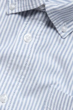 Randig oxfordskjorta regular fit