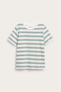 Randig t-shirt i slubtrikå