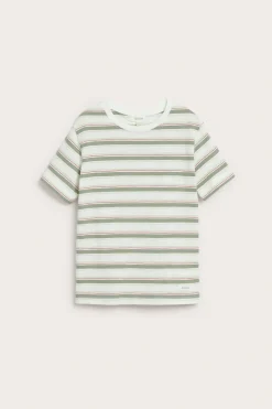 Randig t-shirt i slubtrikå
