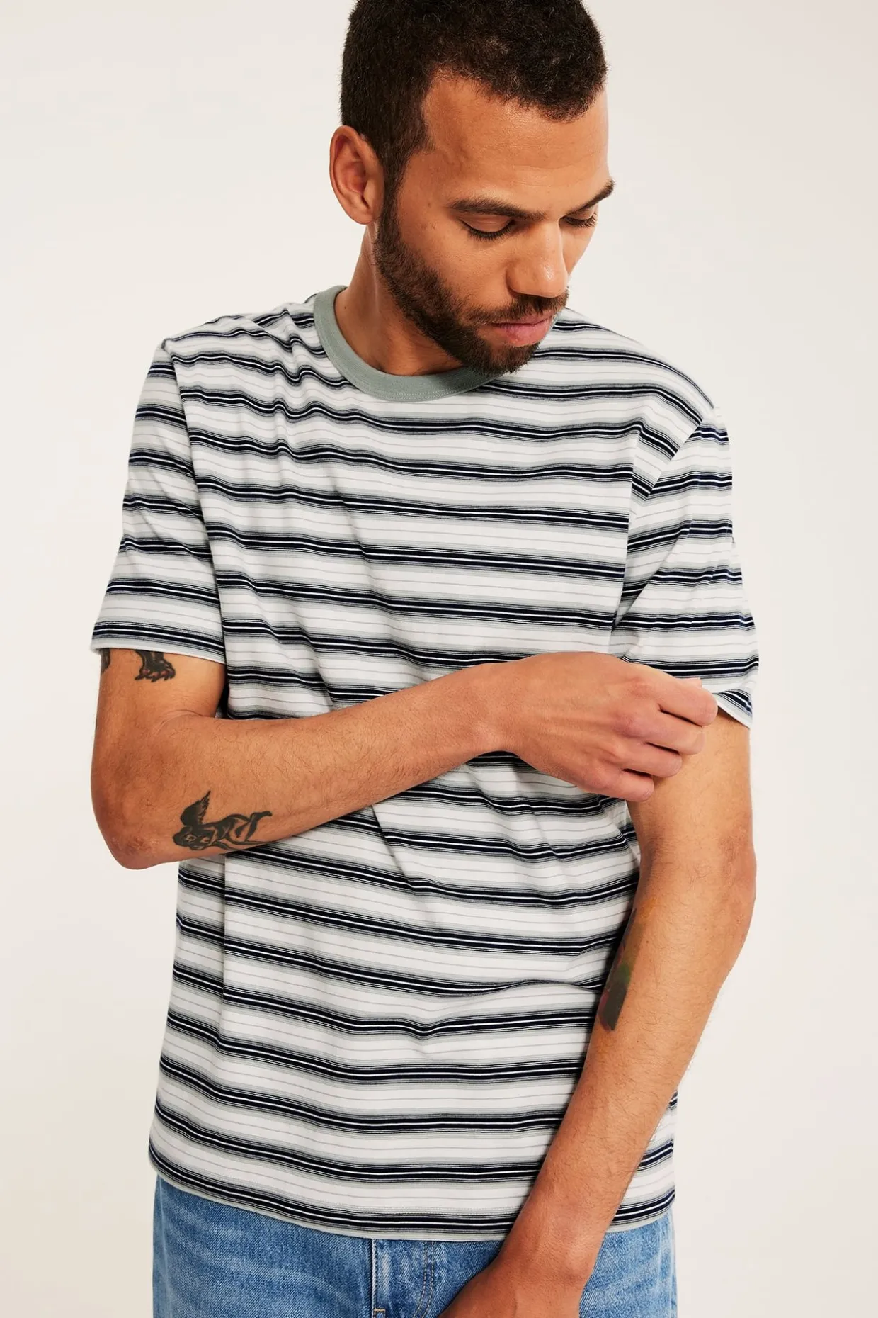 Regular t-shirt i bomull