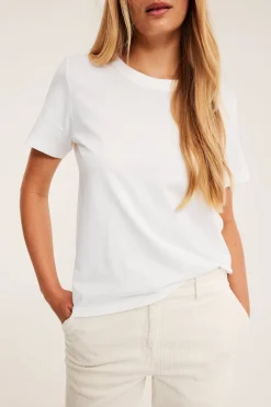 Regular t-shirt i bomull