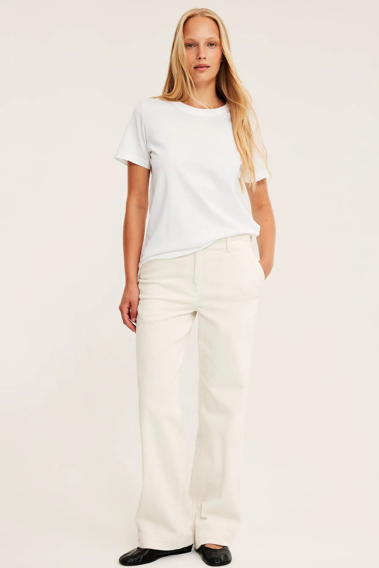 Regular t-shirt i bomull
