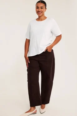 Regular t-shirt i bomull