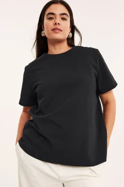 Regular t-shirt i bomull