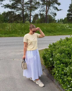 Regular t-shirt i bomull