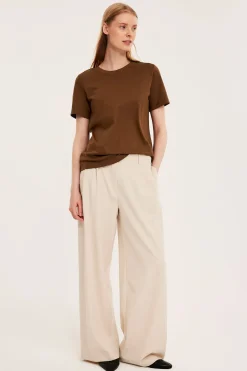 Regular t-shirt i bomull