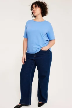 Regular t-shirt i bomull